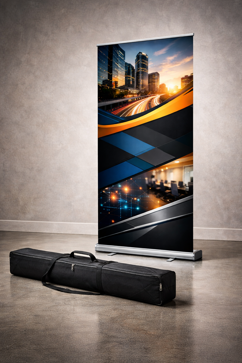 Load image into Gallery viewer, Retractable Banners (Roll-Up Banners)
