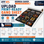 Georgia Saver Upload Print Ready Gang Sheet