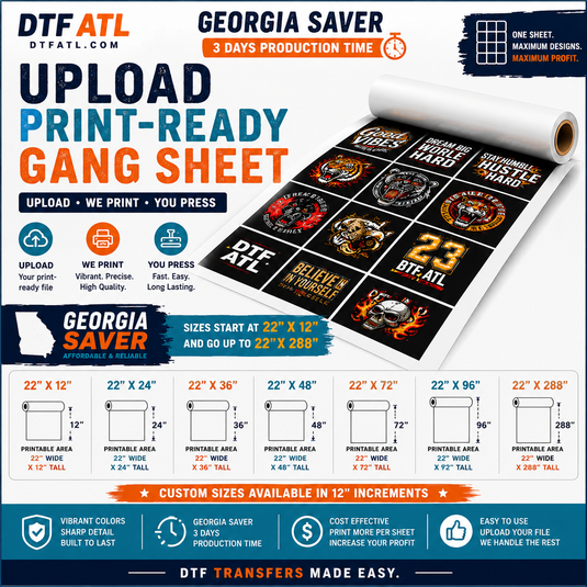 Georgia Saver Upload Print Ready Gang Sheet