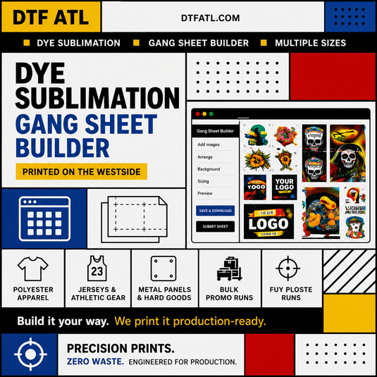 Dye Sublimation Gang Sheet Builder
