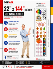 Georgia Saver DTF Gang Sheet Builder- Multiple Sizes
