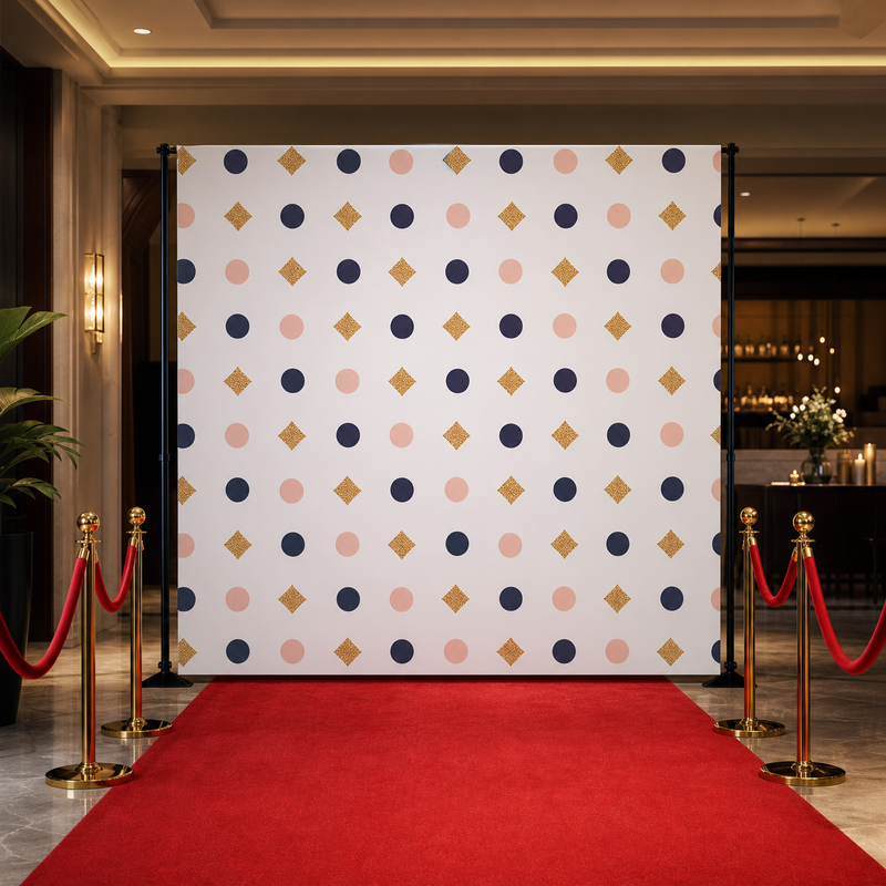 Load image into Gallery viewer, Step &amp; Repeat Backdrop — Upload Print-Ready Artwork
